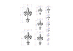 Sovereign Grace: Vertical Carved Wooden Emblem Applique, 1 pc, Unpainted, Home Wall Embellishments, Furniture Carving, Wood Onlays
