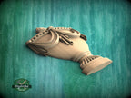 Classic Carved Urn Wood Applique - Elegant Vase Onlay, 1 pc, Unpainted, Home Wall Embellishments, Furniture Carving, Wood Onlays