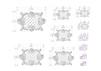 Exclusive Handcrafted Lattice Panel, Carved Wood Onlay, 1pc, Unpainted, Furniture Carving, Wood Onlay